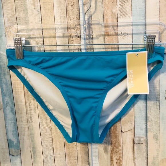 Michael Kors Other - NWT Michael Kors Teal Smoothing Lift Bikini Bottom